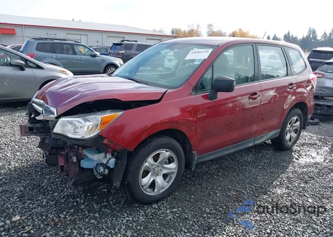 2014 Subaru Forester 2.5I из США, поврежденный, VIN JF2SJAAC0EH526594